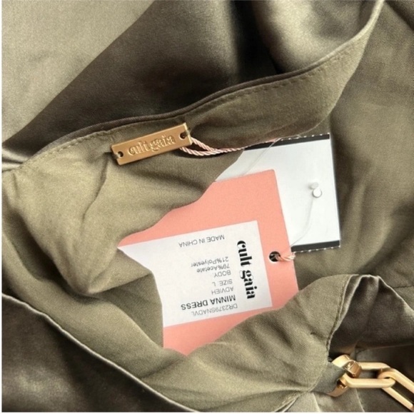 Cult Gaia Minna Chain Halter Mini Dress Advieh NWT - Picture 5 of 7